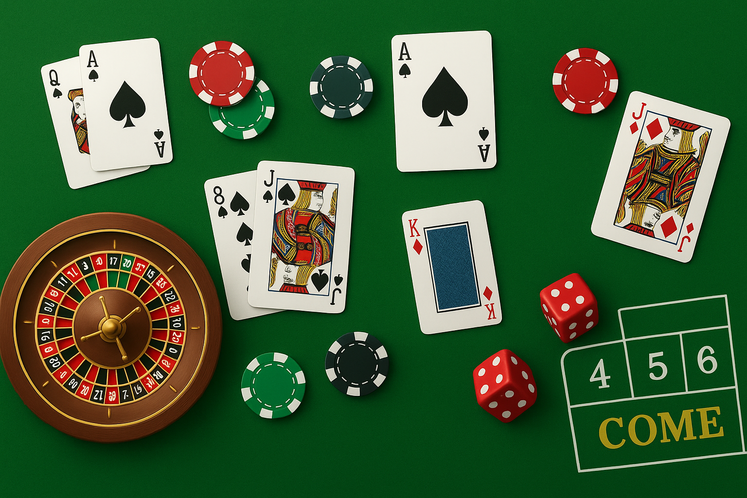 ТОП-5 настольных игр в Jozz Casino