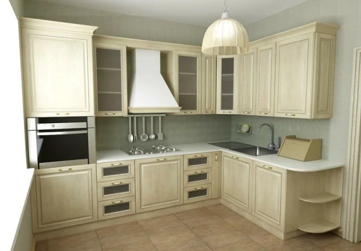 What are the features of the corner kitchens