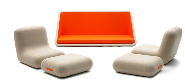 Бескаркасный диван от Matali Crasset