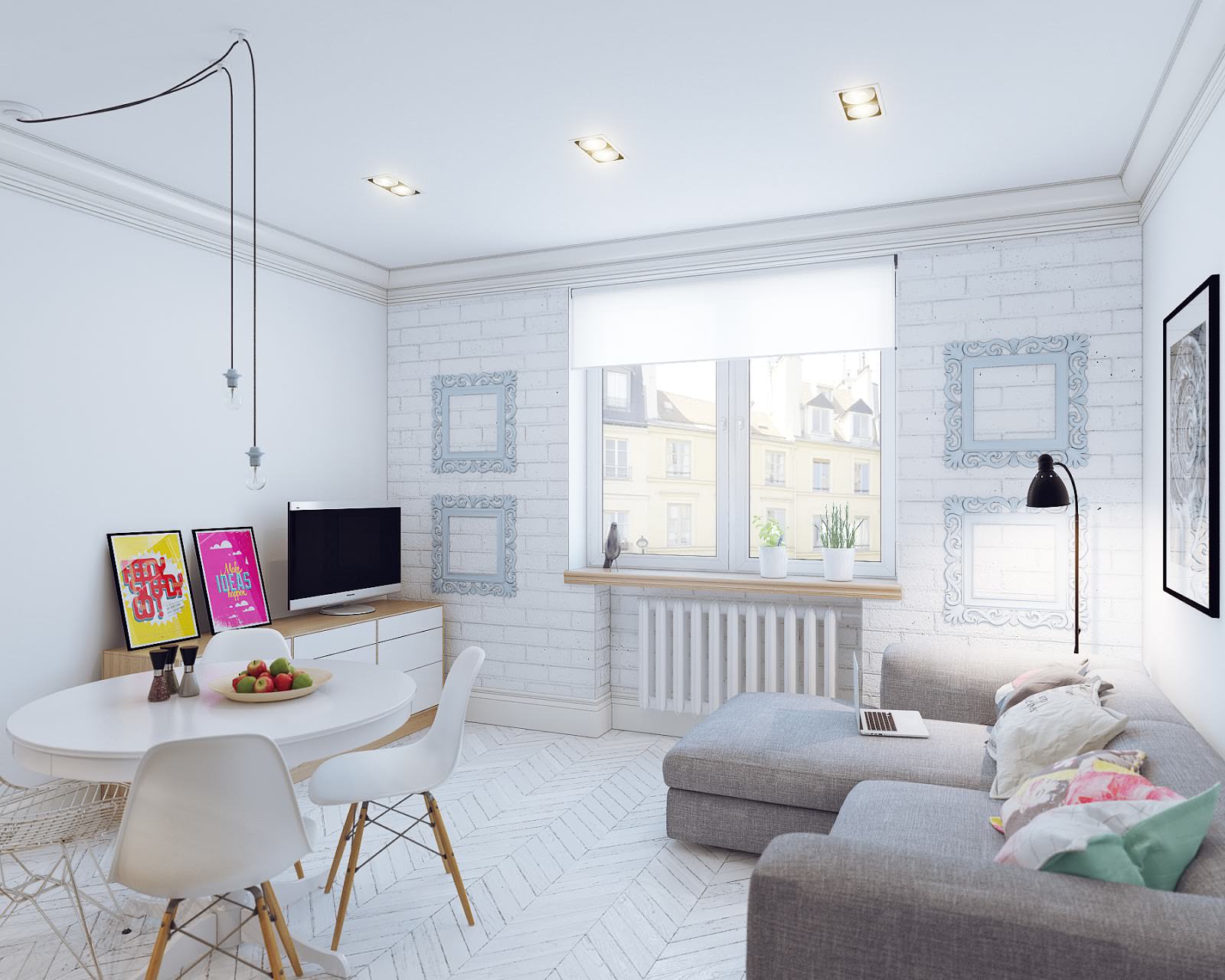 Как обустроить квартиру-студию в скандинавском стиле