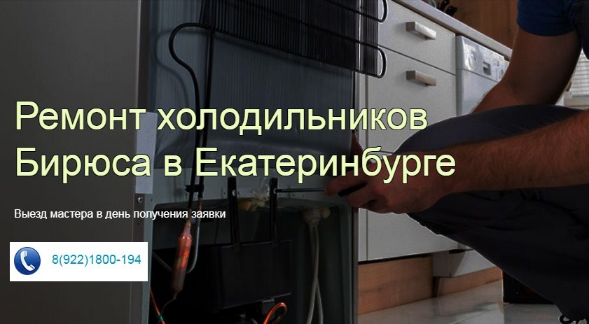 ремонт холодильників Бірюса ЕКАТЕРИНБУРГ фото